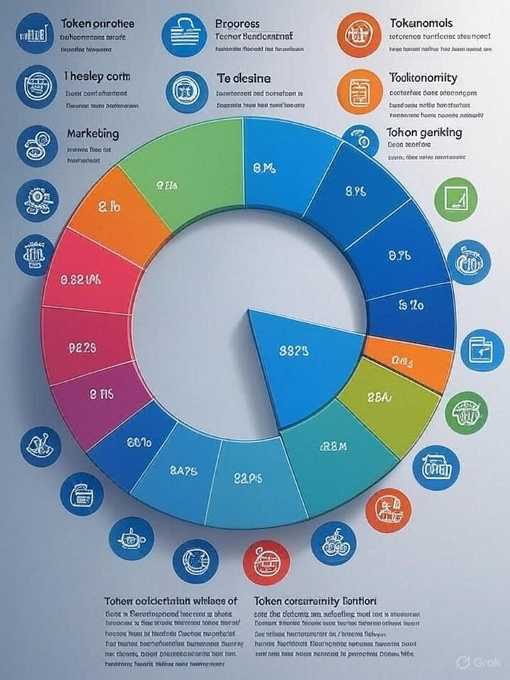 Инфографика анализа токеномики проекта