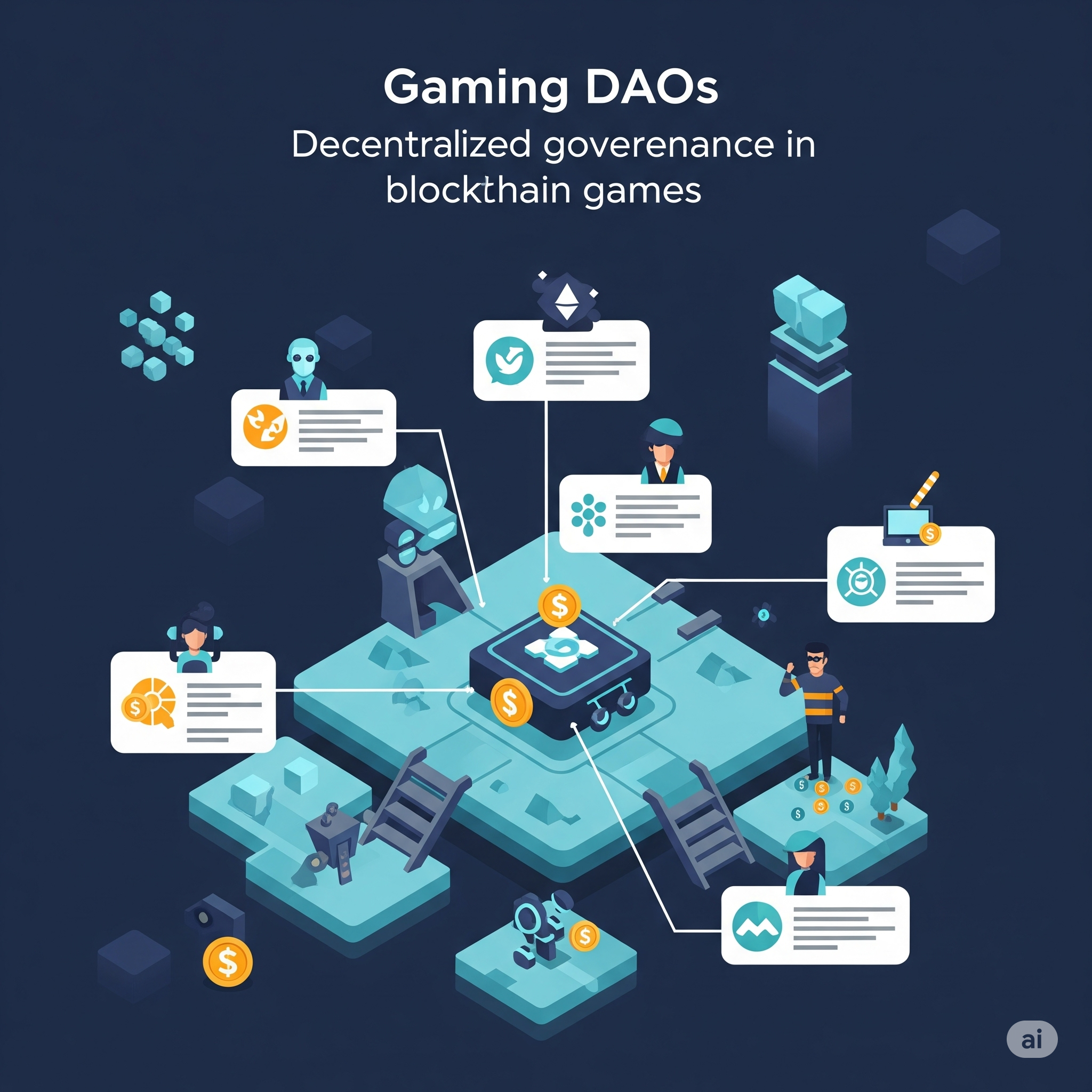 Игровые DAO: децентрализованное управление в блокчейн-играх