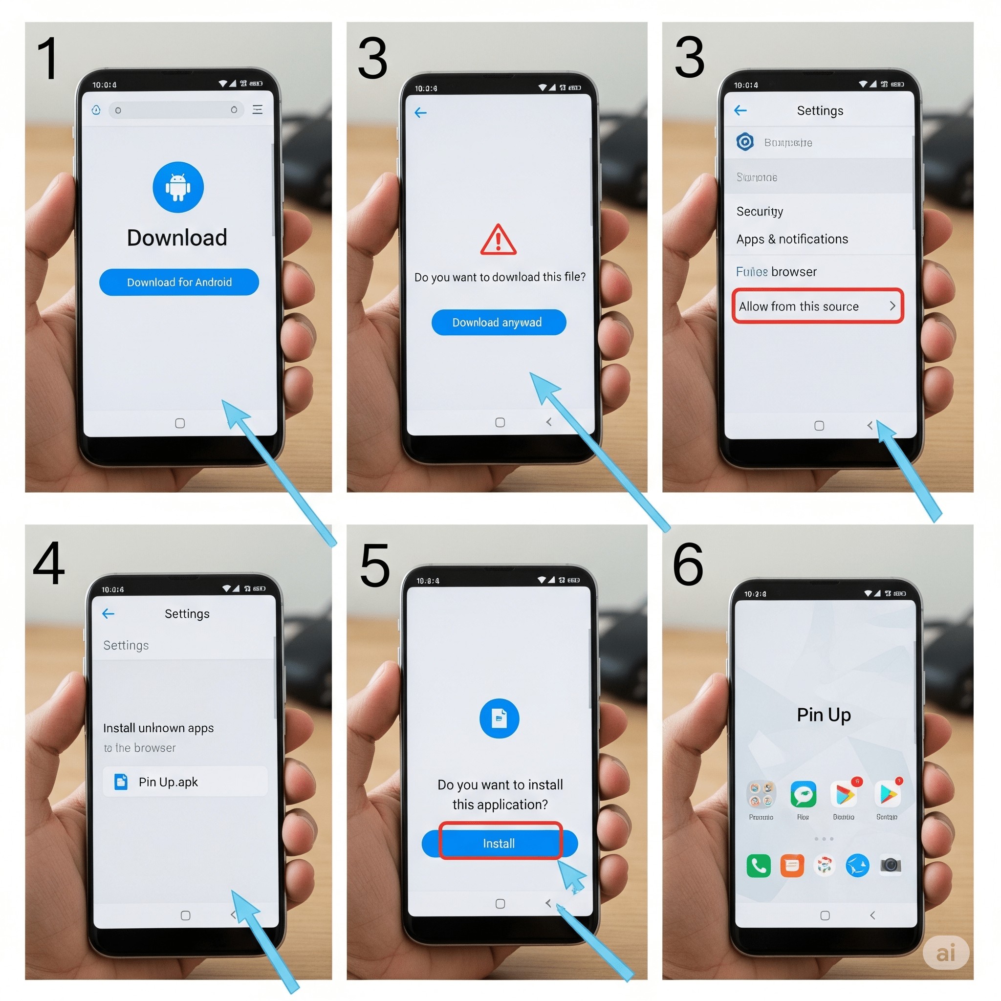 Руководство по установке Pin Up на Android - пошаговая инструкция