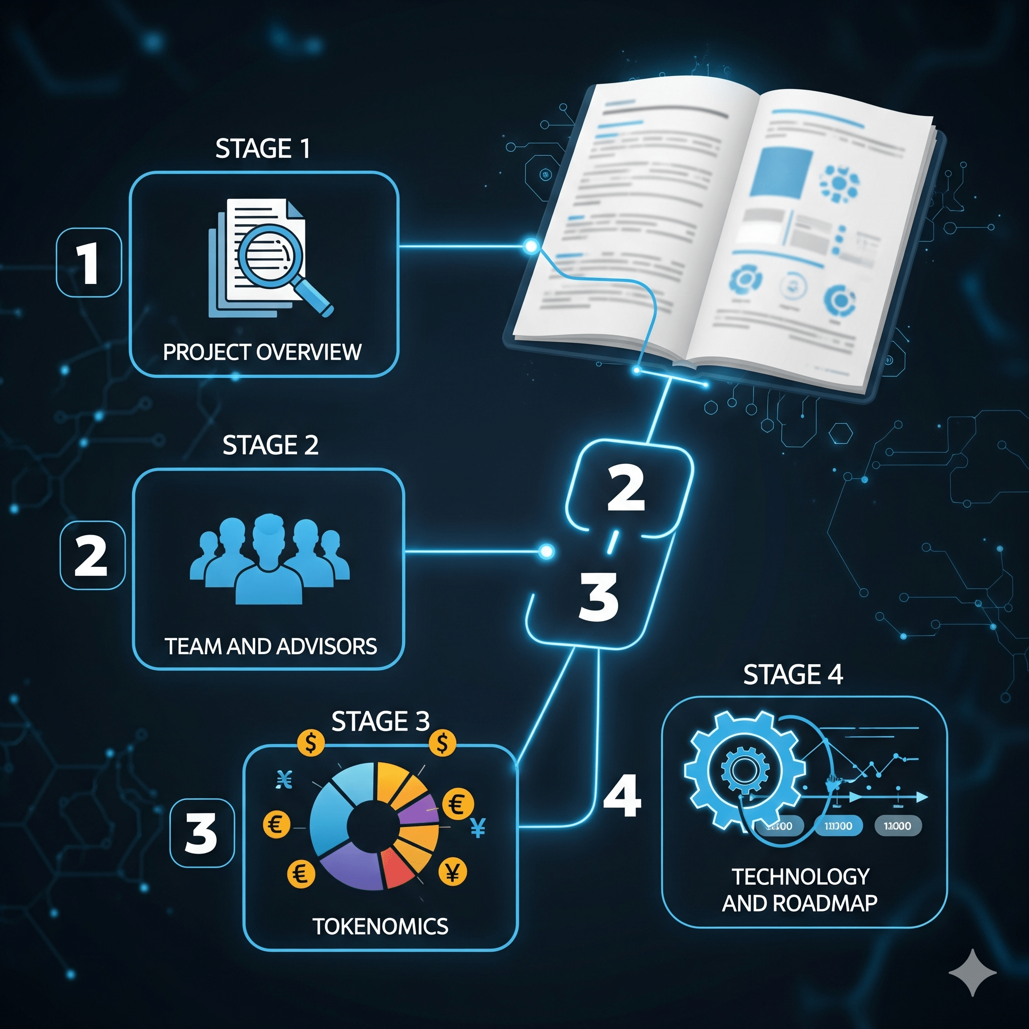 Этапы анализа whitepaper криптопроекта
