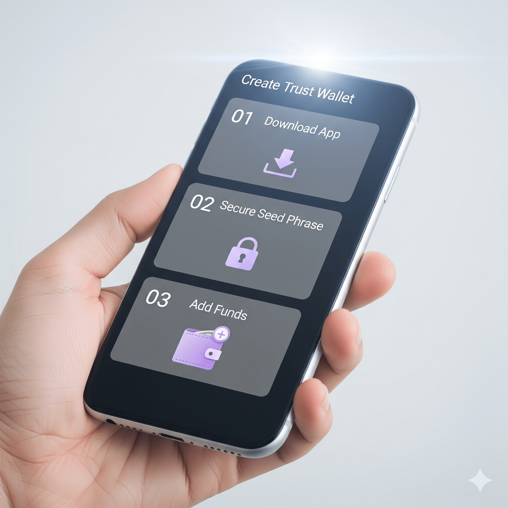 Пошаговая инструкция создания Trust Wallet