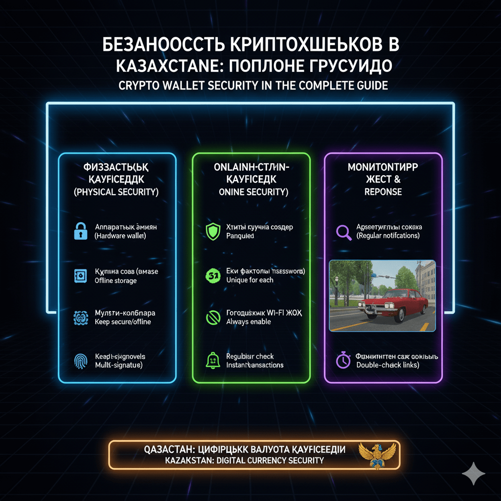 Безопасность криптокошельков в Казахстане: полное руководство по защите биткоина и других криптовалют