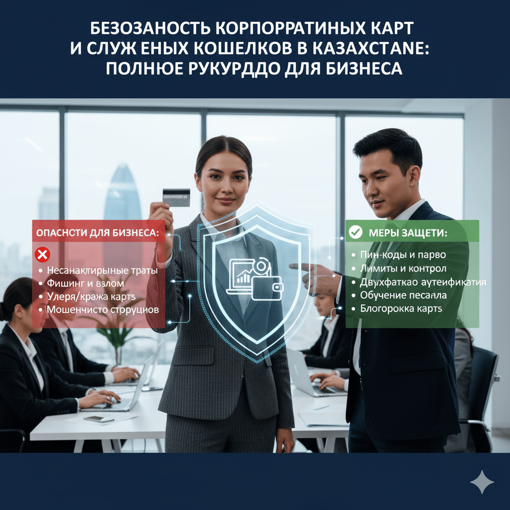 Безопасность корпоративных карт и служебных кошельков в Казахстане: полное руководство для бизнеса Безопасность корпоративных карт и служебных кошельков в Казахстане: полное руководство для бизнеса